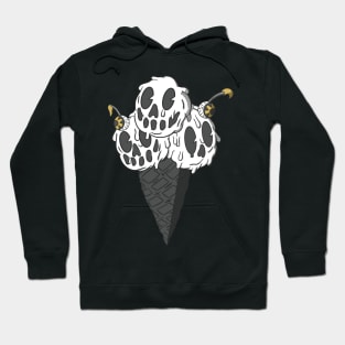 Old School Ice Scream (White) Hoodie